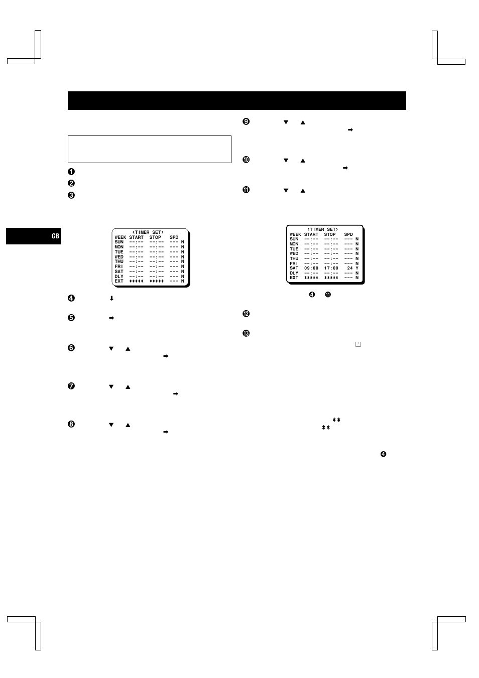 Programme timer recording | Sanyo TLS-224P User Manual | Page 18 / 31