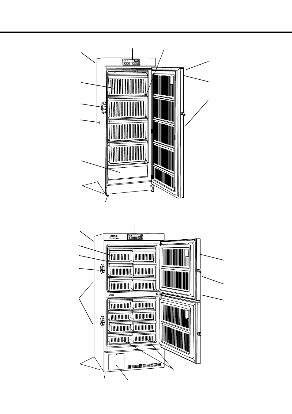 Freezer components | Sanyo MDF-U537 User Manual | Page 9 / 30