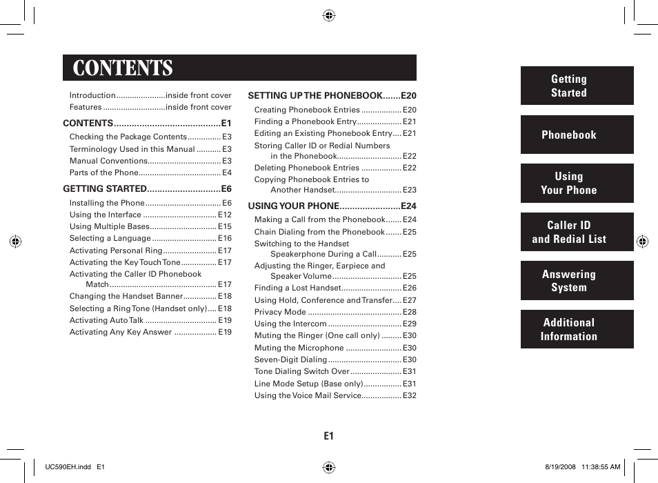 Sanyo CAS-D6325 User Manual | Page 3 / 61