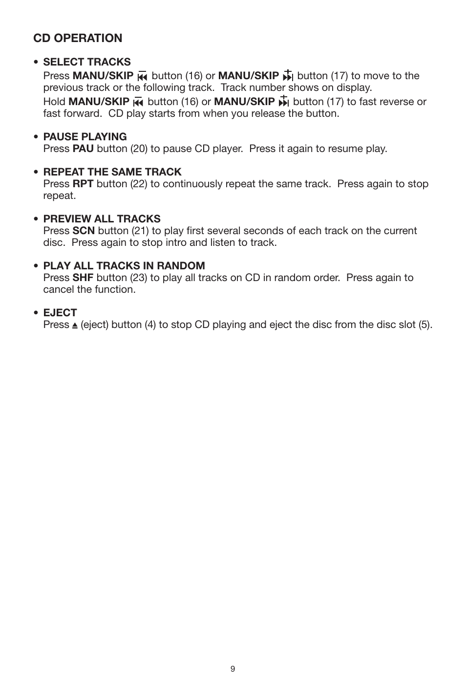 Sanyo ECD-T1535 User Manual | Page 9 / 16