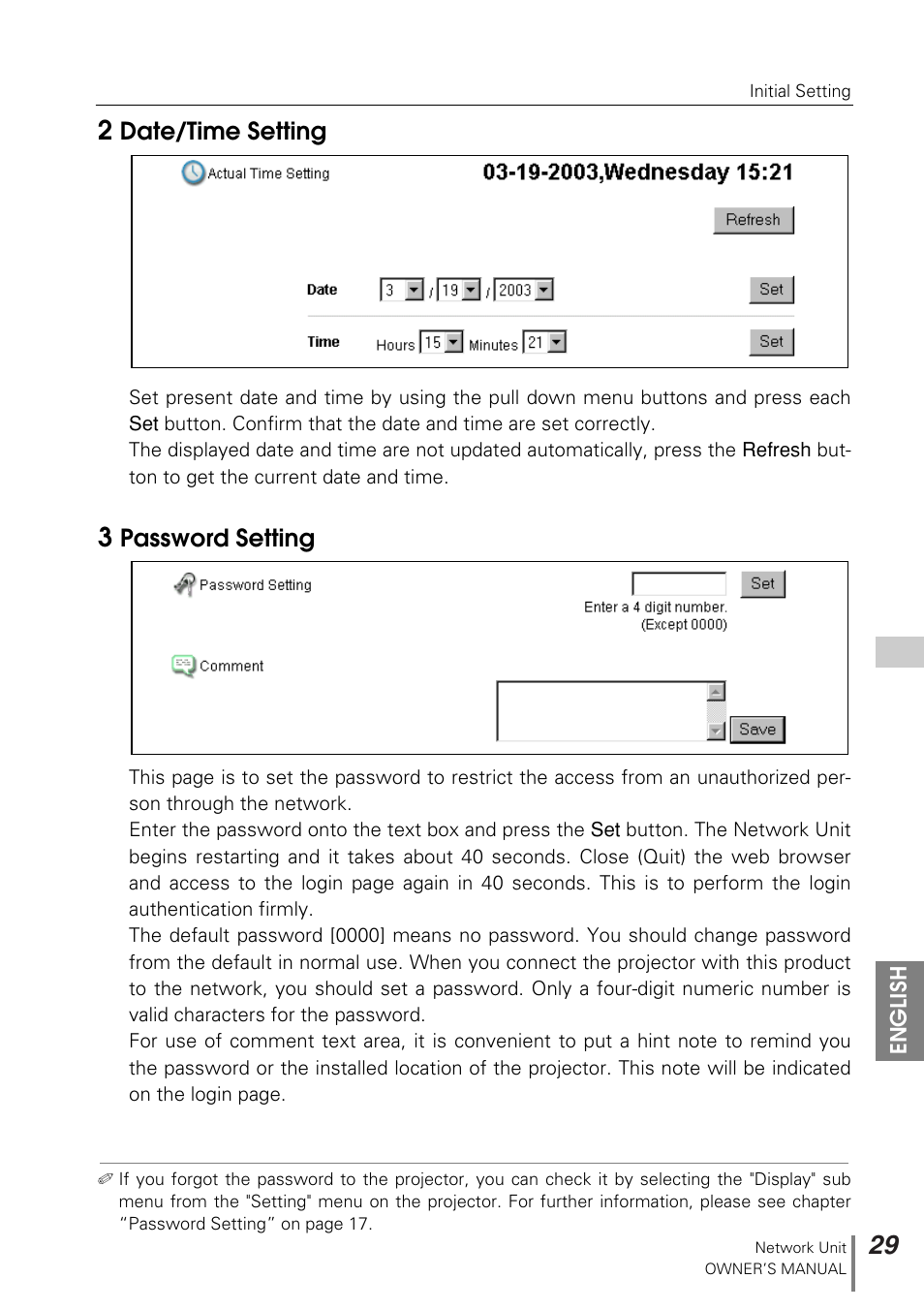 Sanyo PJ-NET ORGANIZER POA-PN10 User Manual | Page 29 / 90