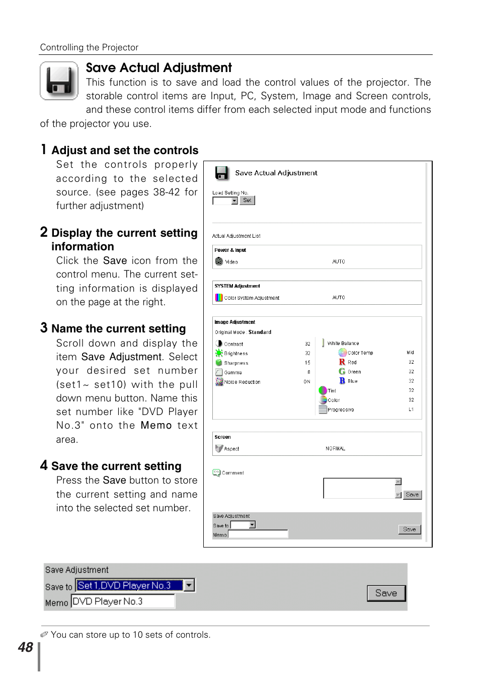 Sanyo PJ-NET ORGANIZER POA-PN10 User Manual | Page 48 / 90