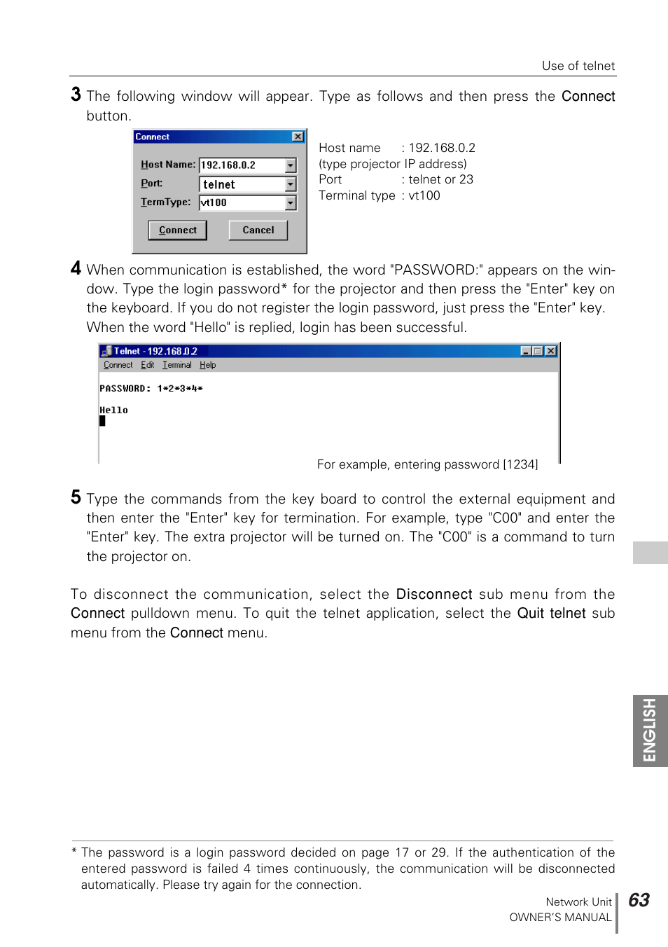 Sanyo PJ-NET ORGANIZER POA-PN10 User Manual | Page 63 / 90