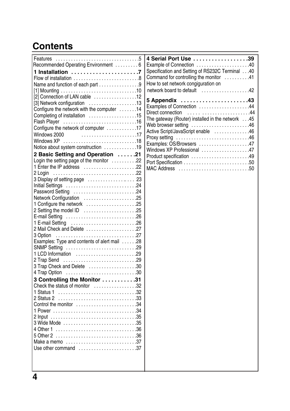 Sanyo POA-LN01 User Manual | Page 4 / 52