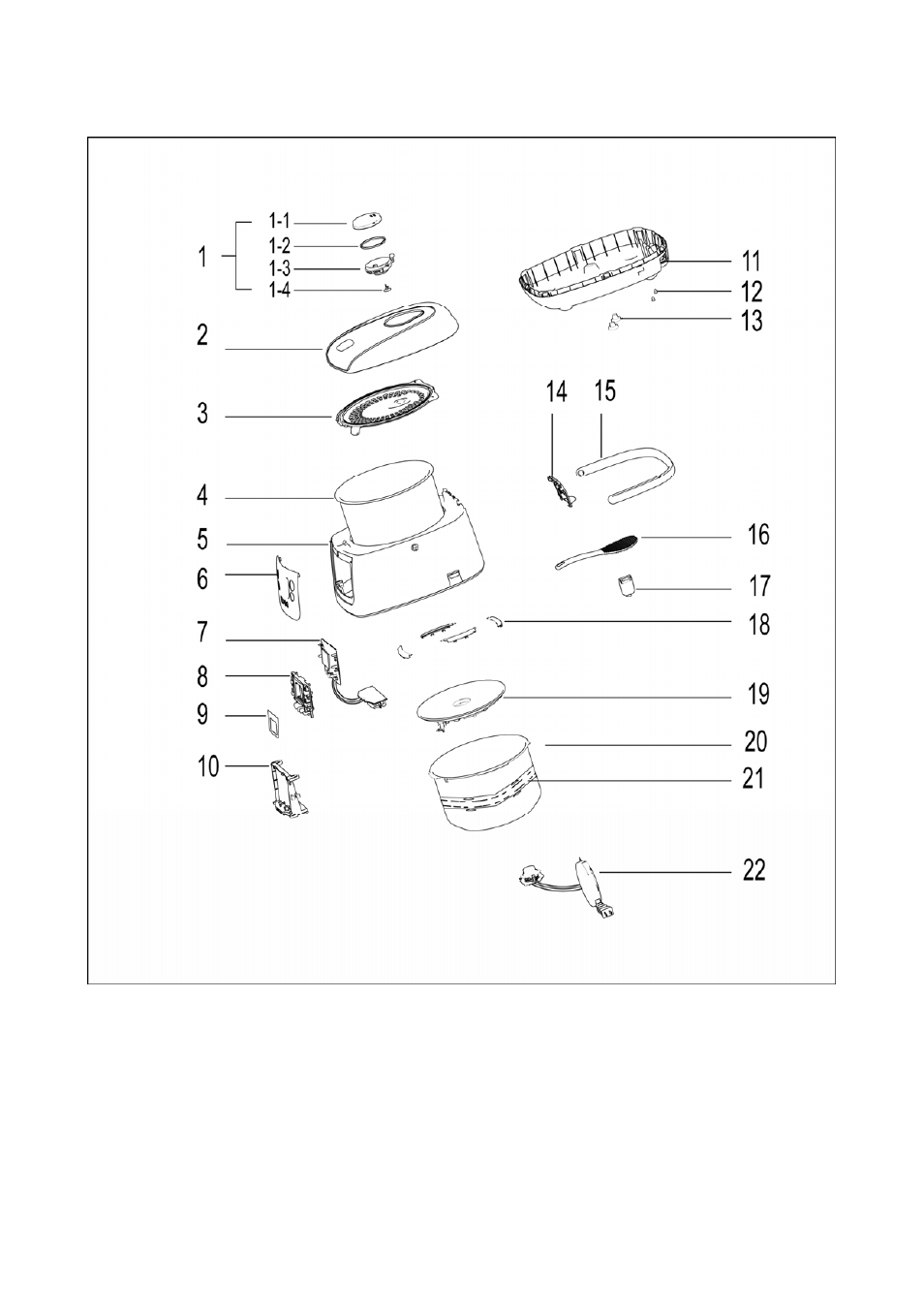 Exproded view | Sanyo ECJ-HC100S User Manual | Page 5 / 7