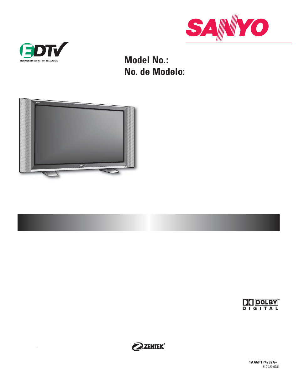 Sanyo DP42545 User Manual | 63 pages