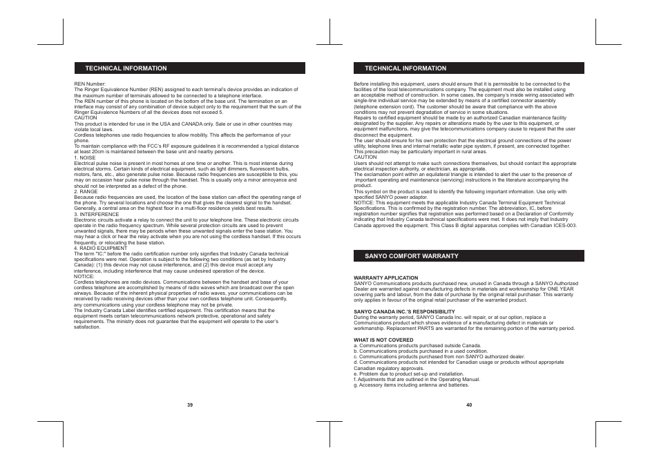 Sanyo CLT-D6222 User Manual | Page 21 / 22