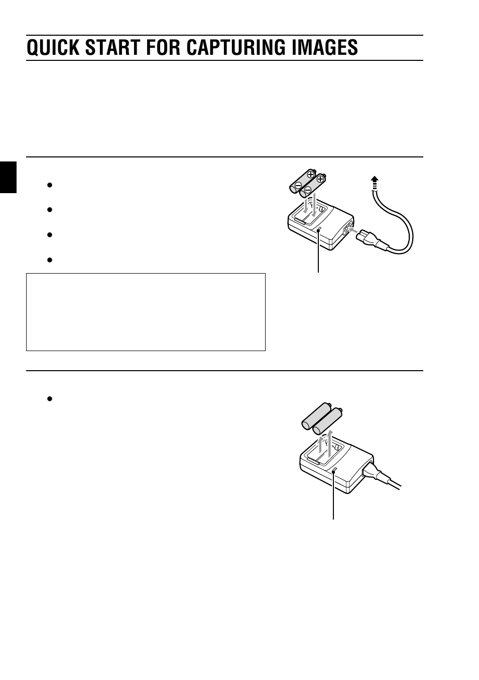 Quick start for capturing images | Sanyo VPC-SX550EX User Manual | Page 18 / 52