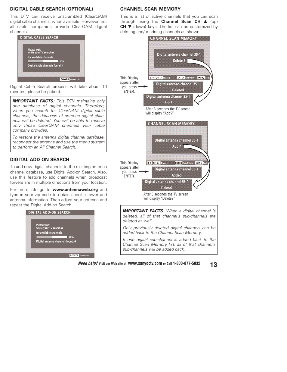 Sanyo Vizzon DP50747 User Manual | Page 13 / 52