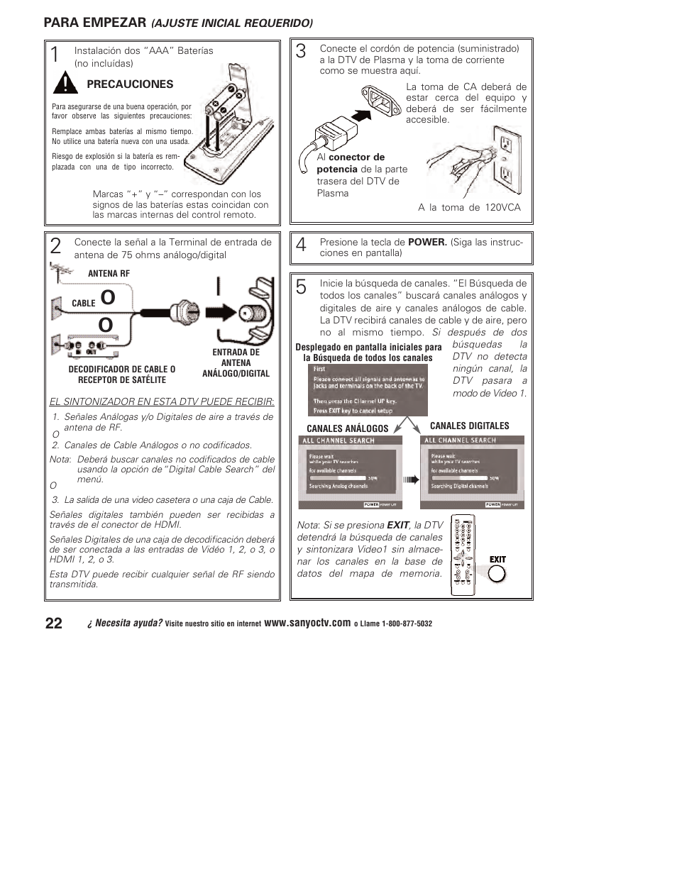 Sanyo Vizzon DP50747 User Manual | Page 22 / 52