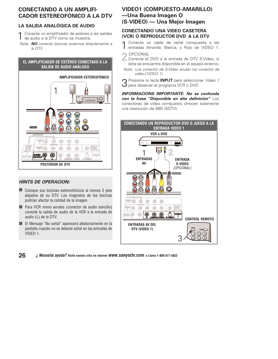 Sanyo Vizzon DP50747 User Manual | Page 26 / 52
