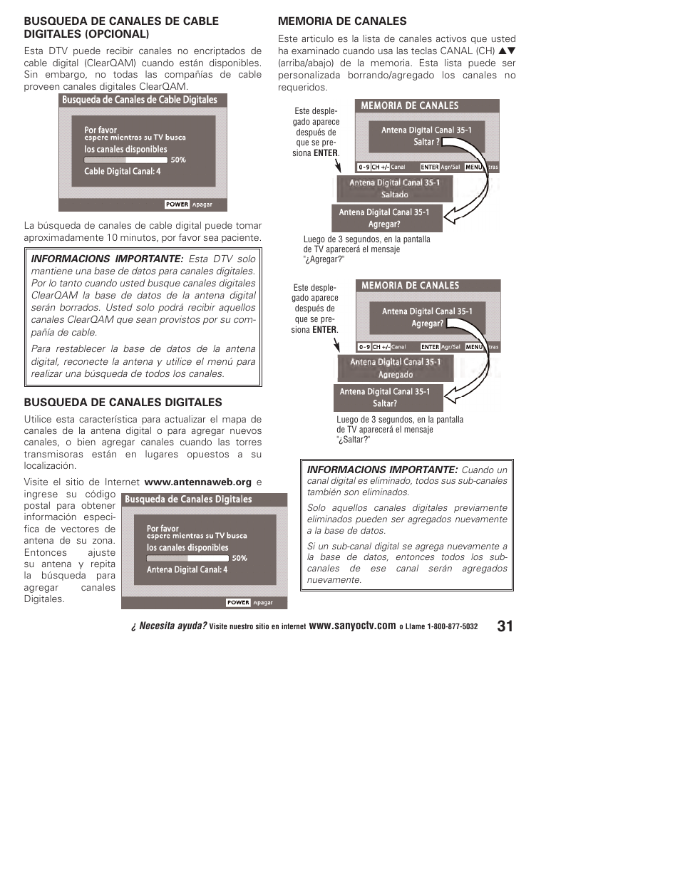 Sanyo Vizzon DP50747 User Manual | Page 31 / 52