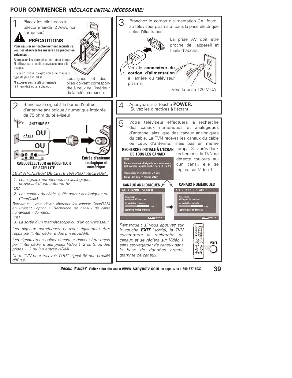 Sanyo Vizzon DP50747 User Manual | Page 39 / 52
