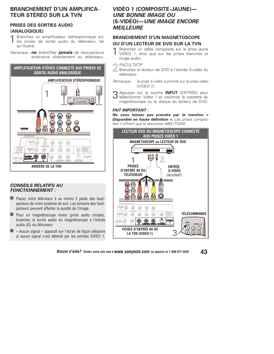 Sanyo Vizzon DP50747 User Manual | Page 43 / 52