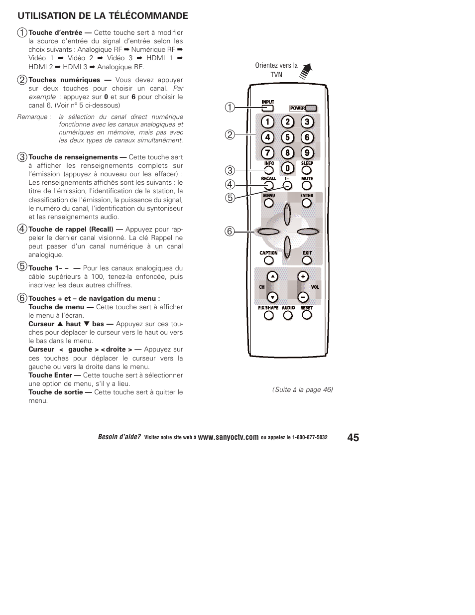 Sanyo Vizzon DP50747 User Manual | Page 45 / 52