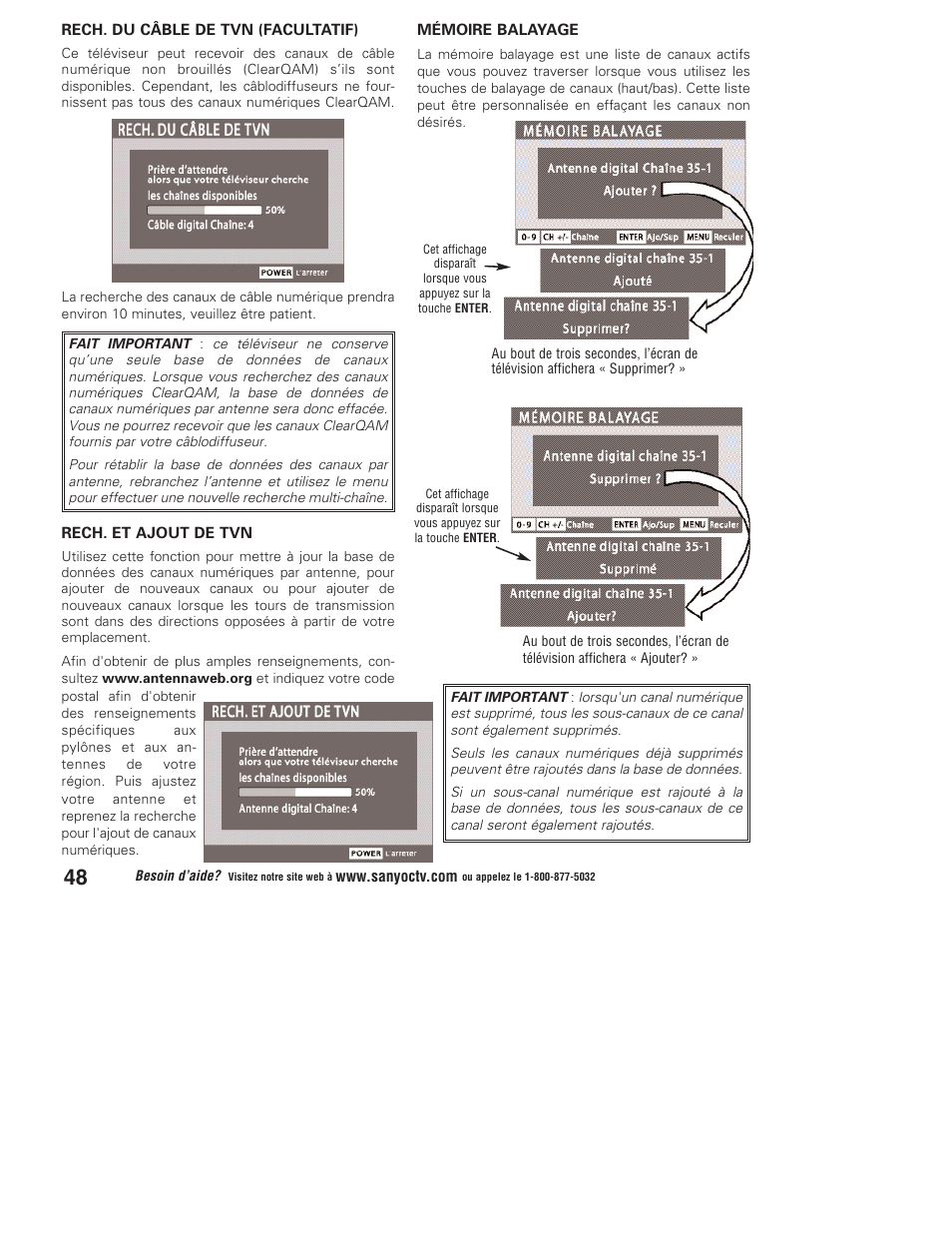 Sanyo Vizzon DP50747 User Manual | Page 48 / 52