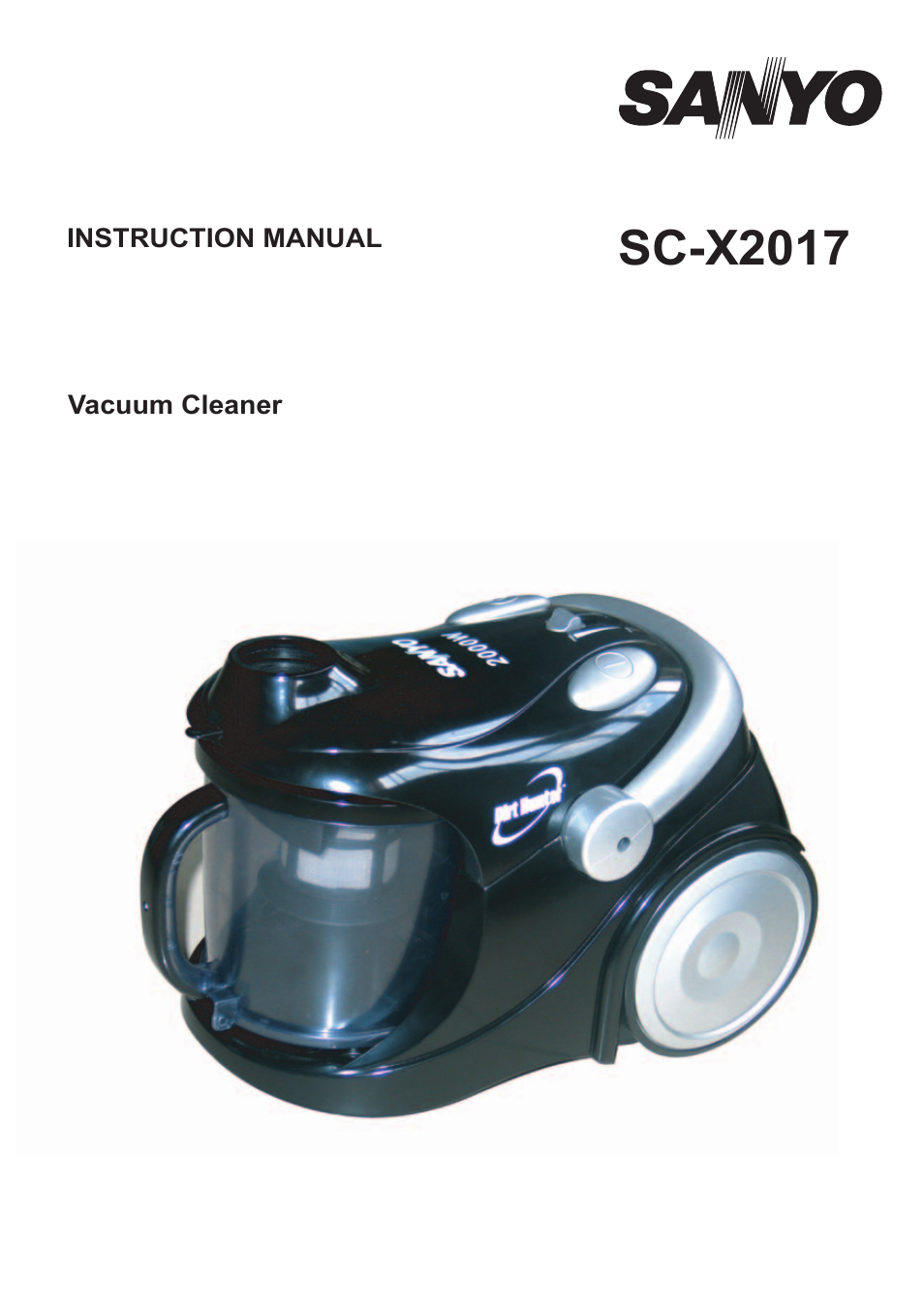 Sanyo SC-X2017 User Manual | 8 pages