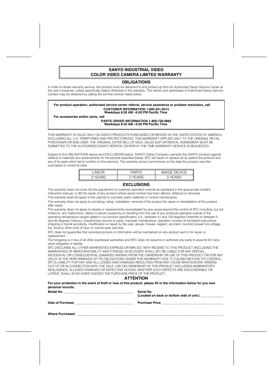 Sanyo VCC-WB2000 User Manual | Page 49 / 52