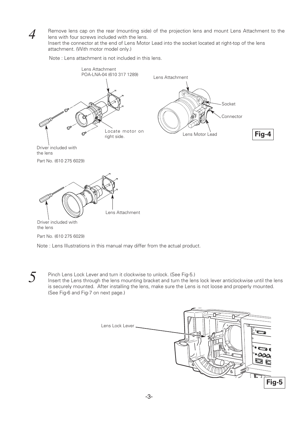 Fig-4, Fig-5 | Sanyo LNS-W06 User Manual | Page 4 / 6