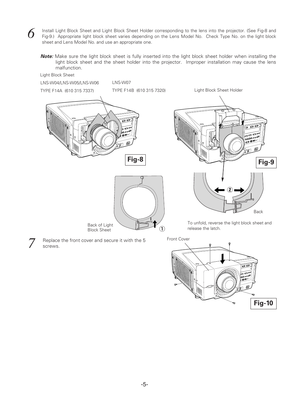 Sanyo LNS-W06 User Manual | Page 6 / 6