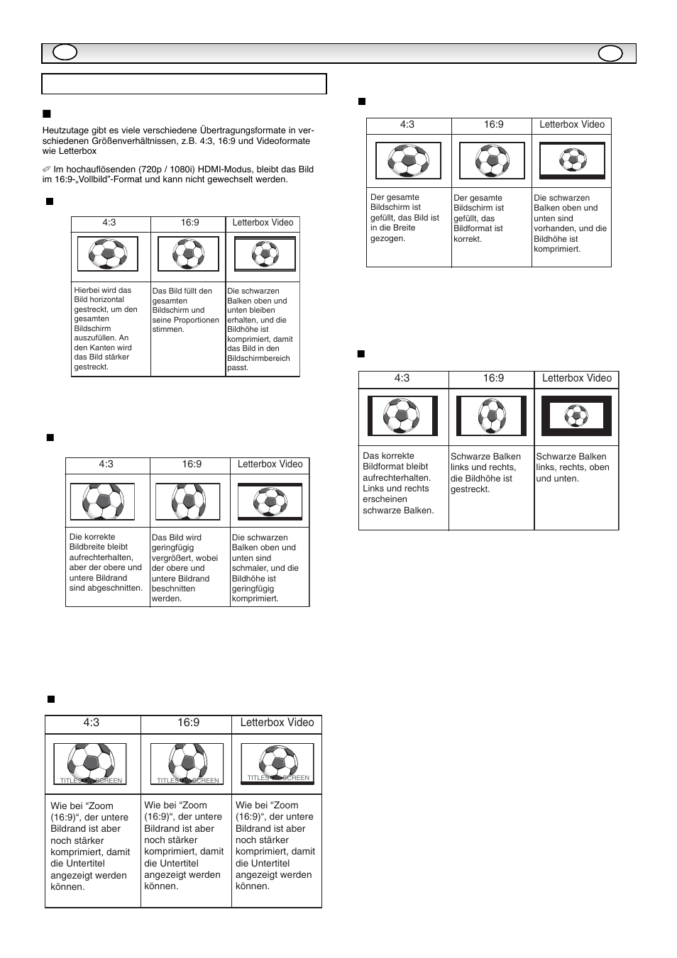 Bedienung | Sanyo CE42WPX1 User Manual | Page 35 / 76