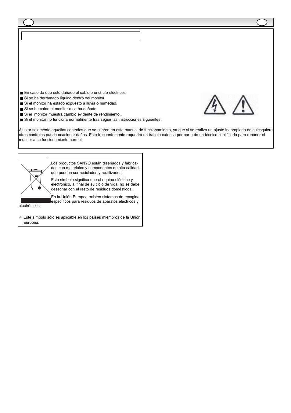 Mantenimient, Mantenimient o o, Mantenimiento | Sanyo CE42WPX1 User Manual | Page 63 / 76