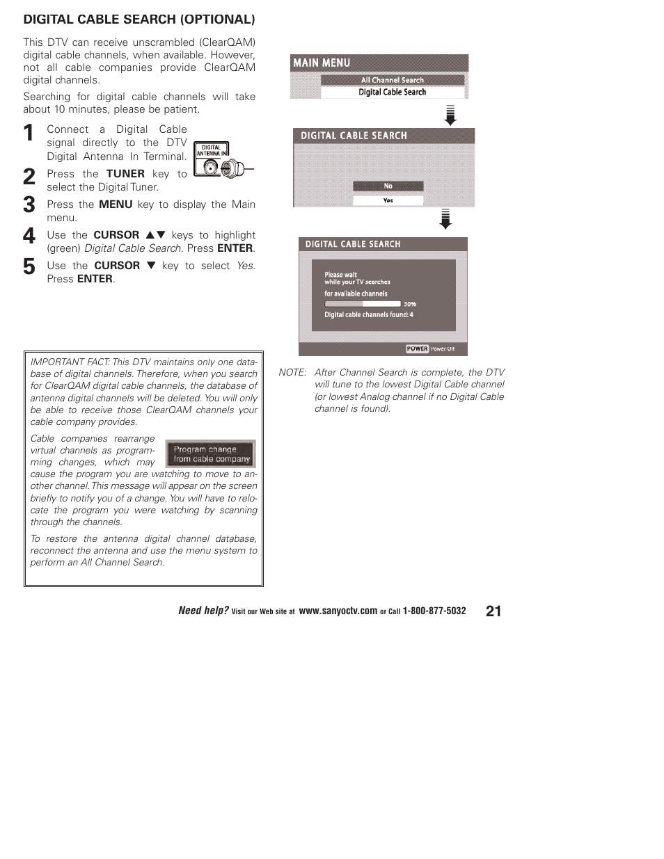 Sanyo DP32746 User Manual | Page 21 / 68