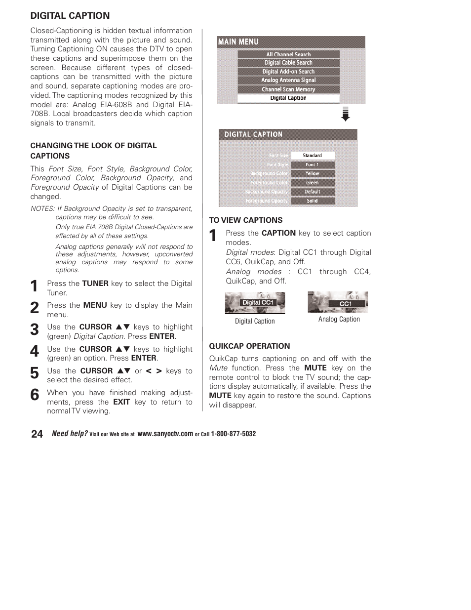 Sanyo DP32746 User Manual | Page 24 / 68