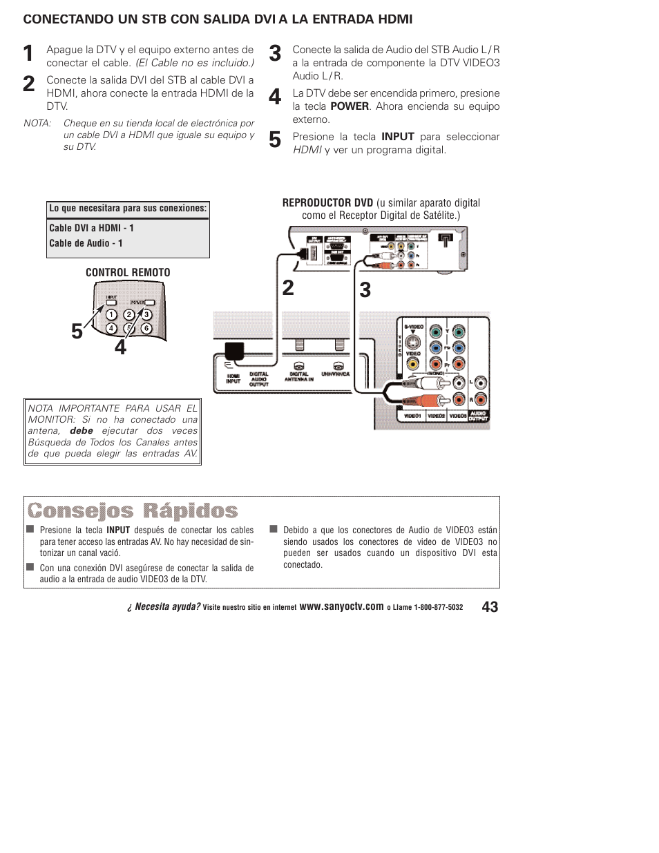 Sanyo DP32746 User Manual | Page 43 / 68