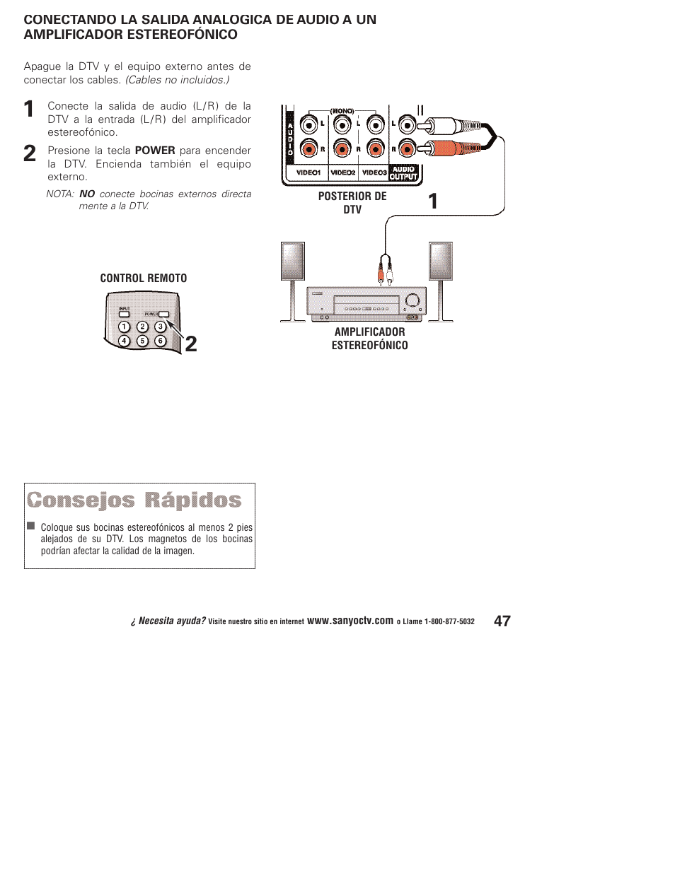 Sanyo DP32746 User Manual | Page 47 / 68