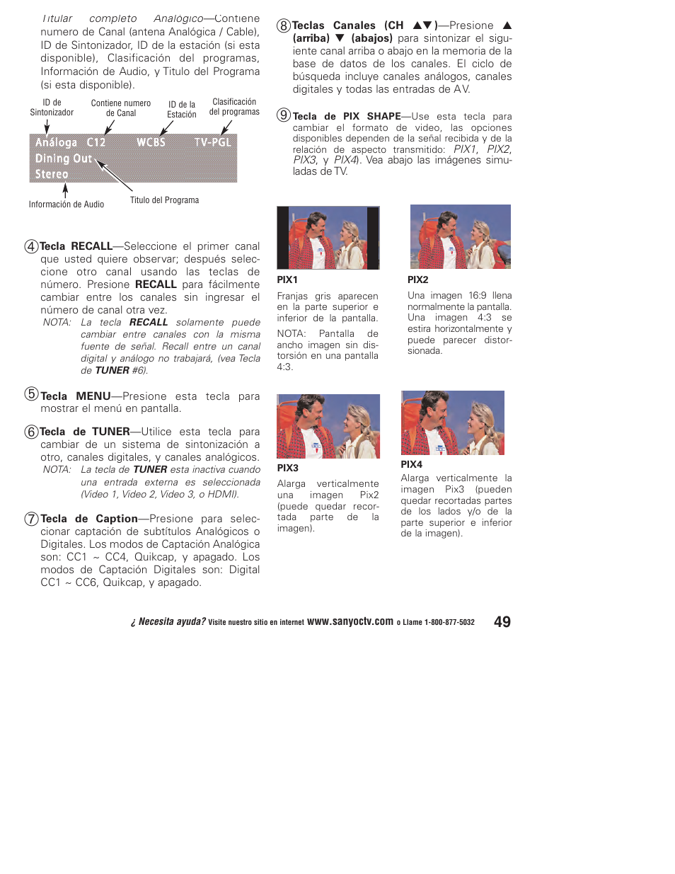 Sanyo DP32746 User Manual | Page 49 / 68