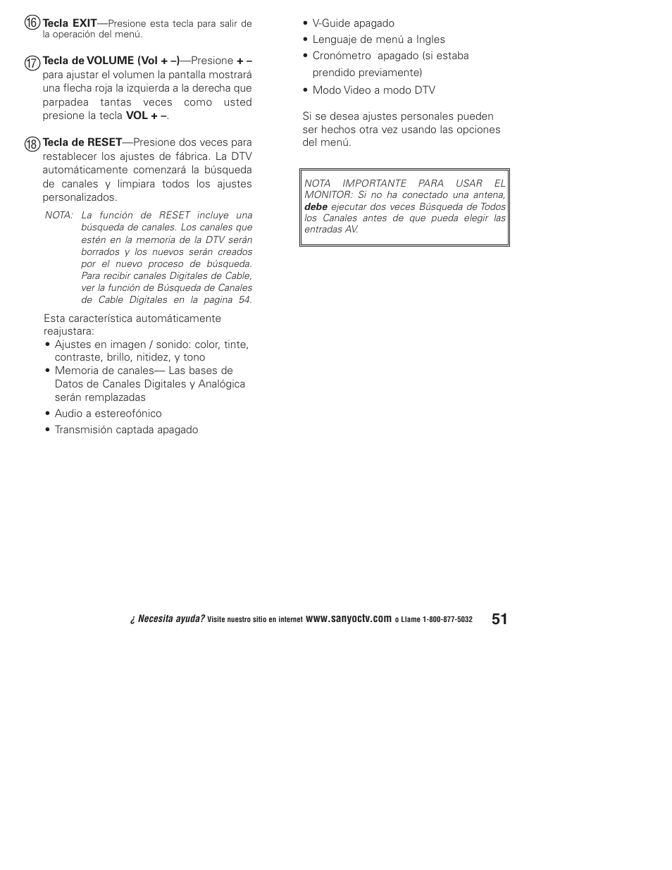 Sanyo DP32746 User Manual | Page 51 / 68