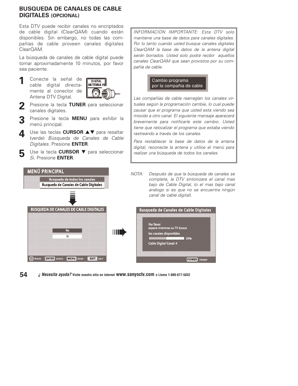 Sanyo DP32746 User Manual | Page 54 / 68