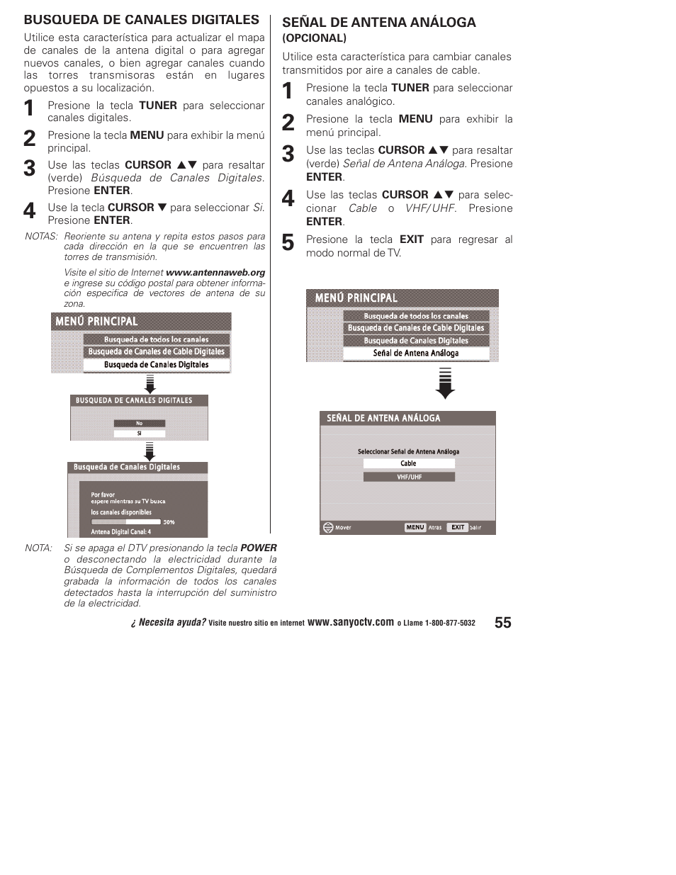 Sanyo DP32746 User Manual | Page 55 / 68