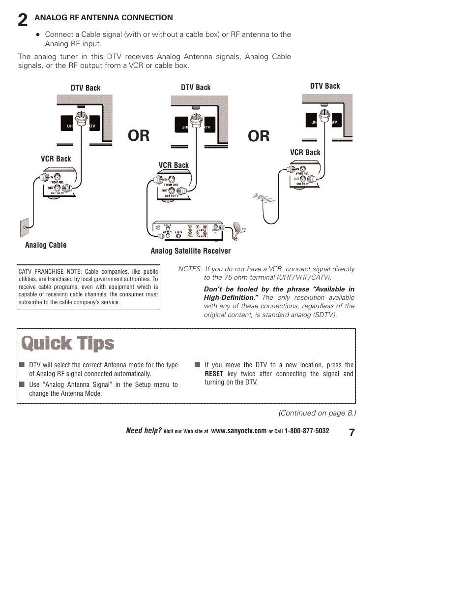 Sanyo DP32746 User Manual | Page 7 / 68
