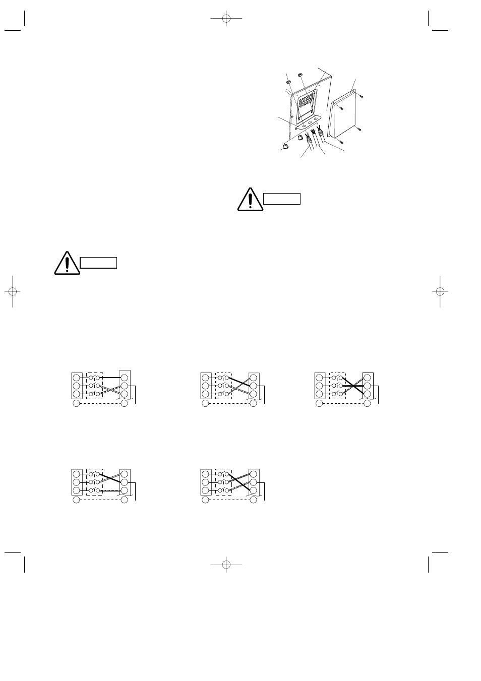 How to install the outdoor unit, Examples of incorrect wiring | Sanyo CH0951 User Manual | Page 15 / 22