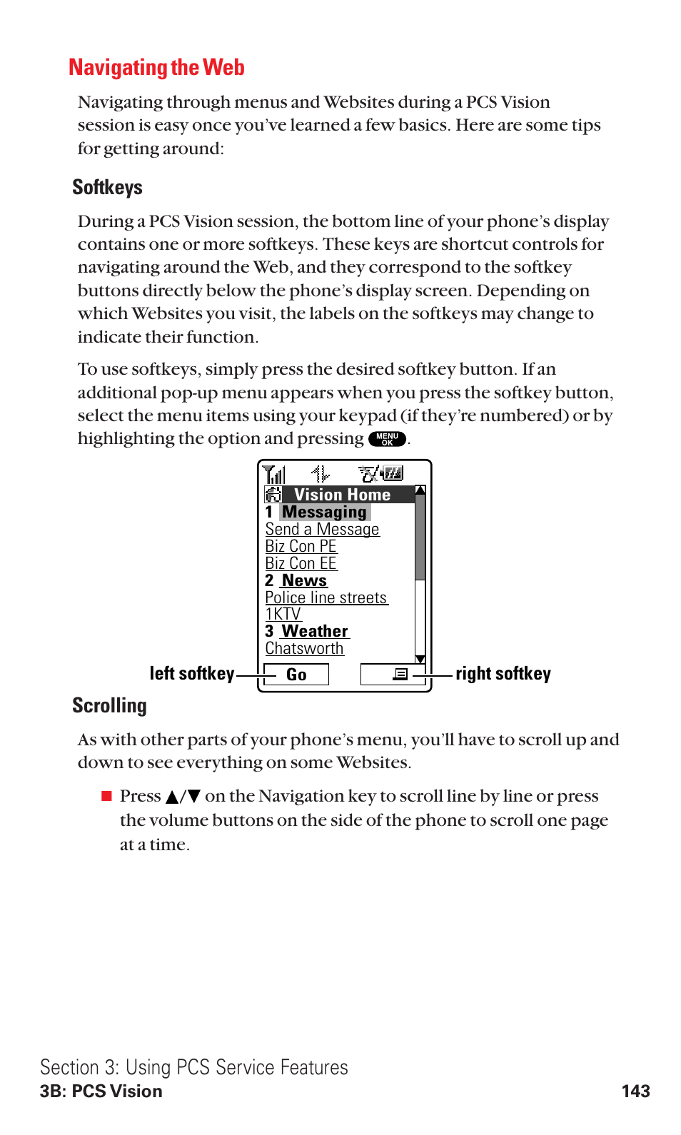 Navigating the web | Sanyo RL2500 User Manual | Page 154 / 205