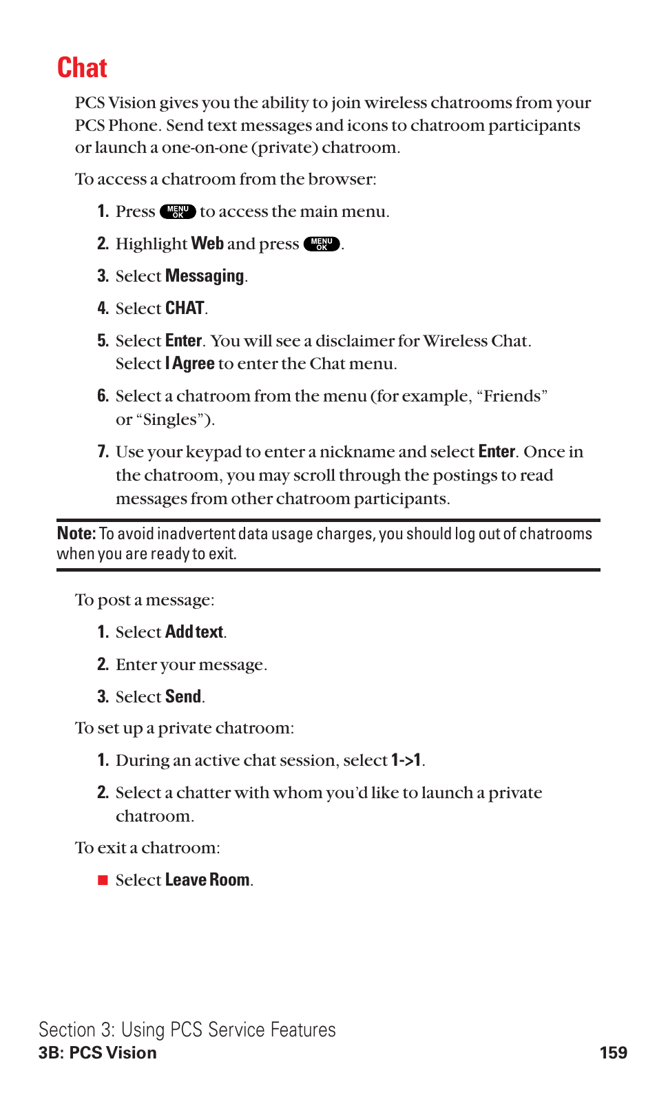 Chat | Sanyo RL2500 User Manual | Page 170 / 205