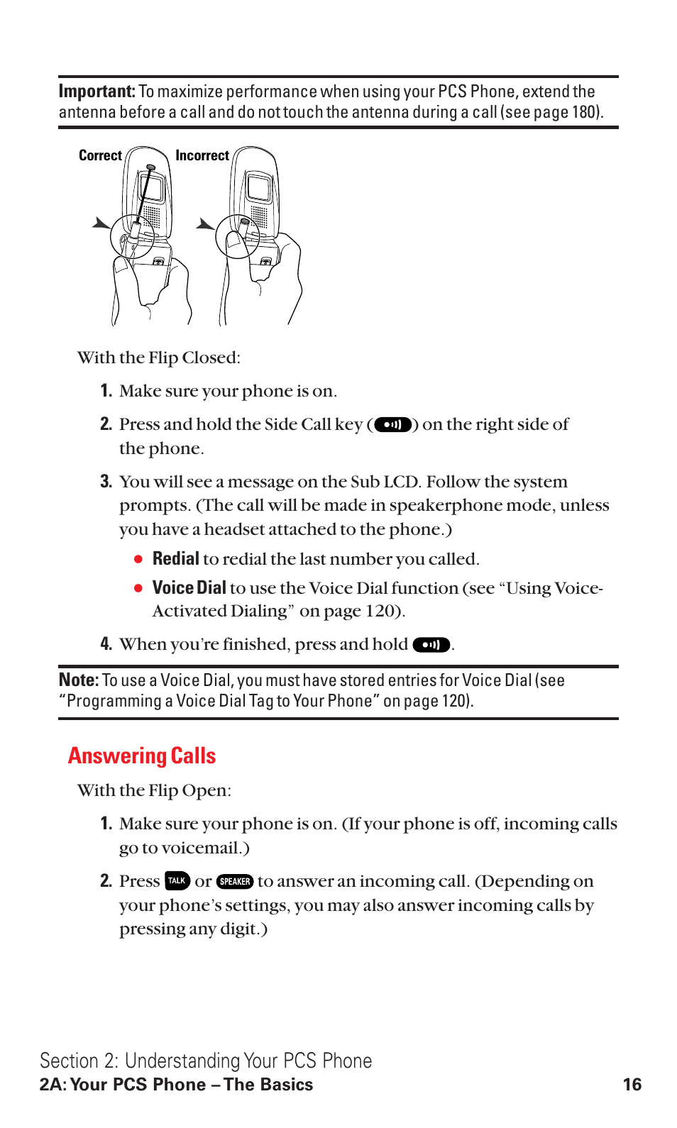 Answering calls | Sanyo RL2500 User Manual | Page 27 / 205