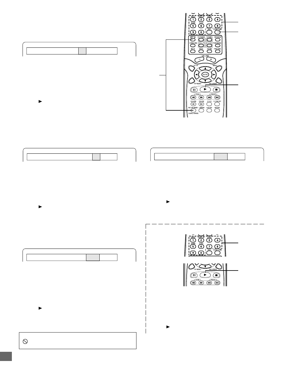Title search [dvd, Time search [cd, Chapter search [dvd | Time search [dvd, Track search [cd | Sanyo DWM-2500 User Manual | Page 20 / 42
