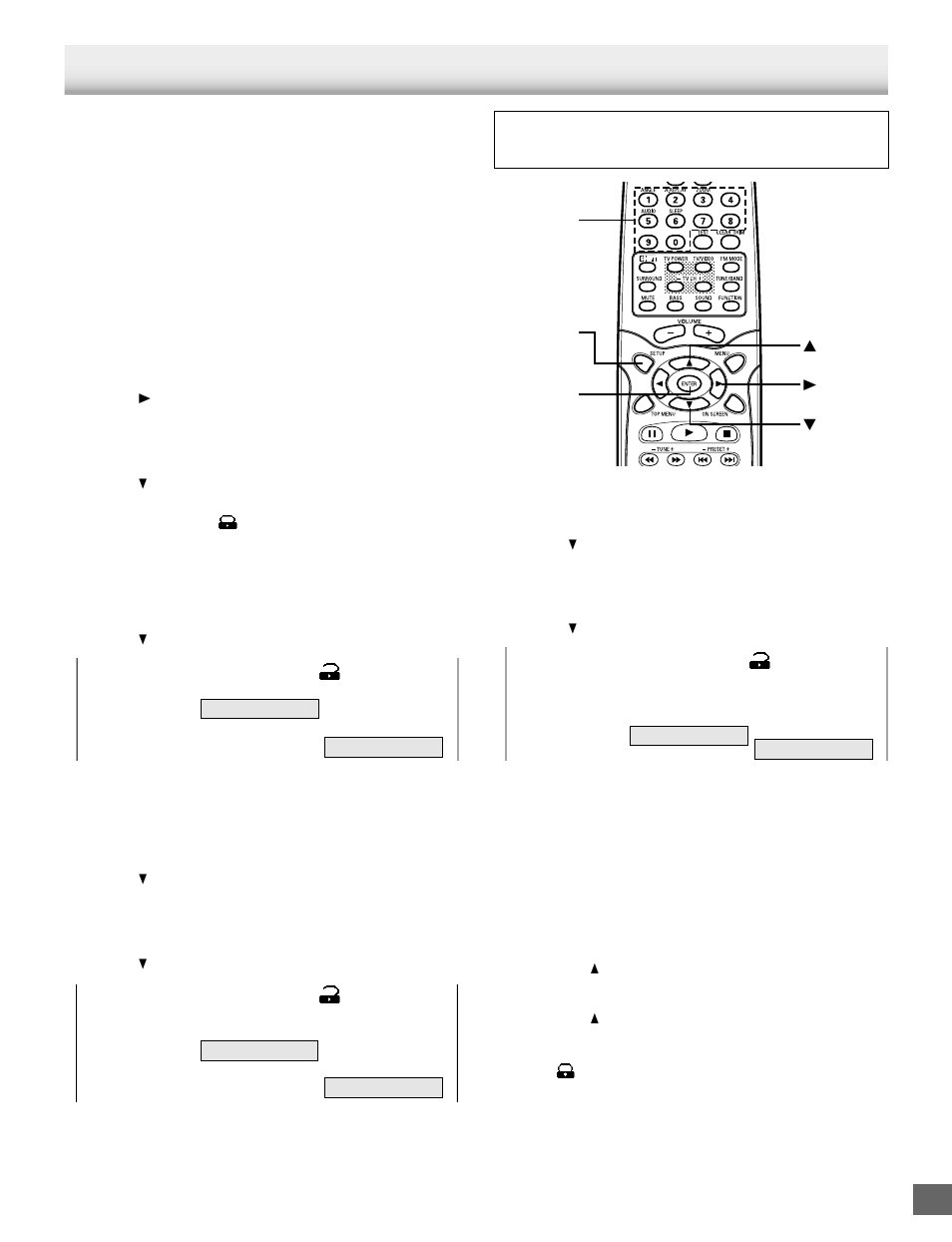Tvguardian, Operation, Before setting | Setting tvguardian | Sanyo DWM-2500 User Manual | Page 27 / 42