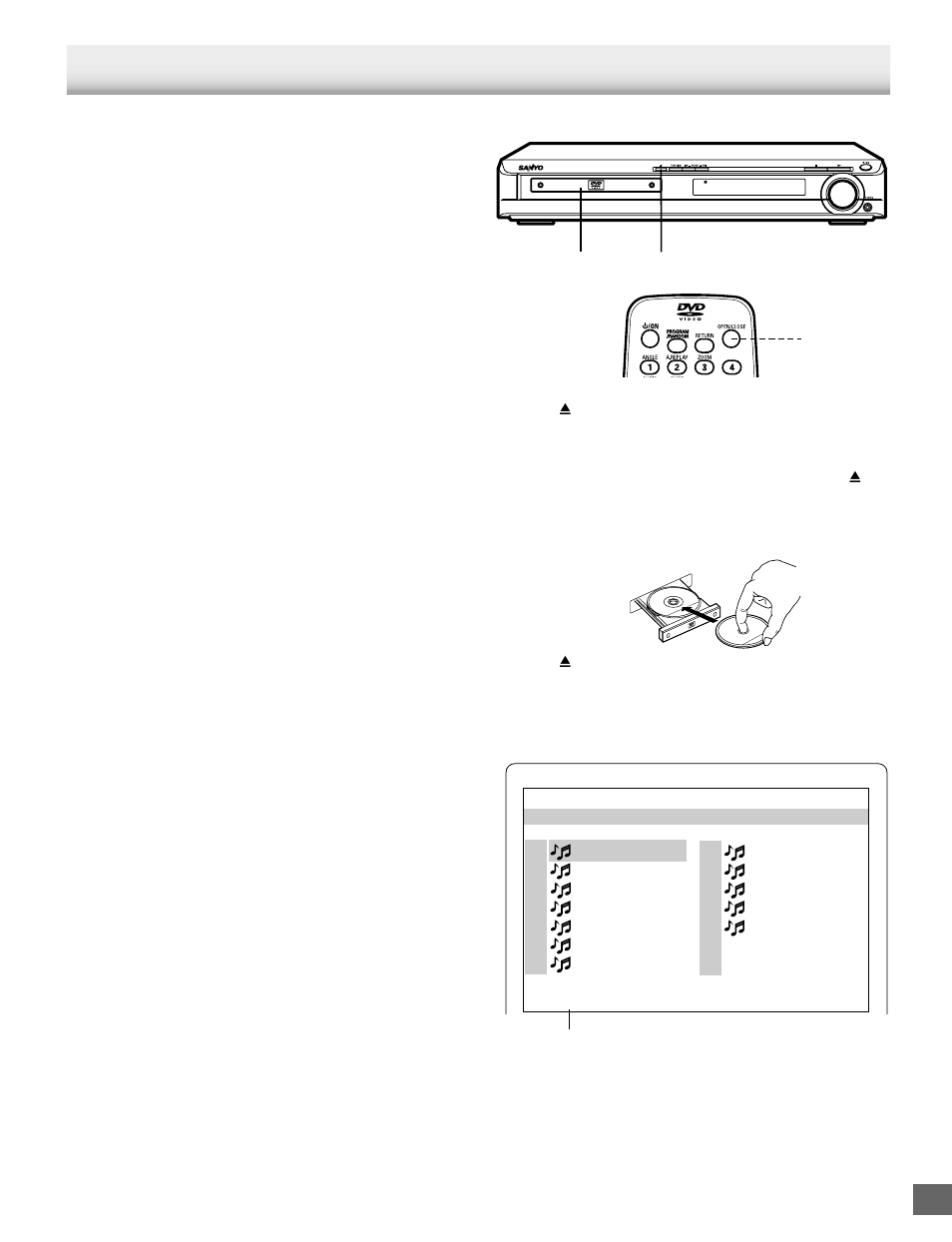 Mp3/wma cd operation, Before starting, Mp3/wma cd playback | Sanyo DWM-2500 User Manual | Page 29 / 42
