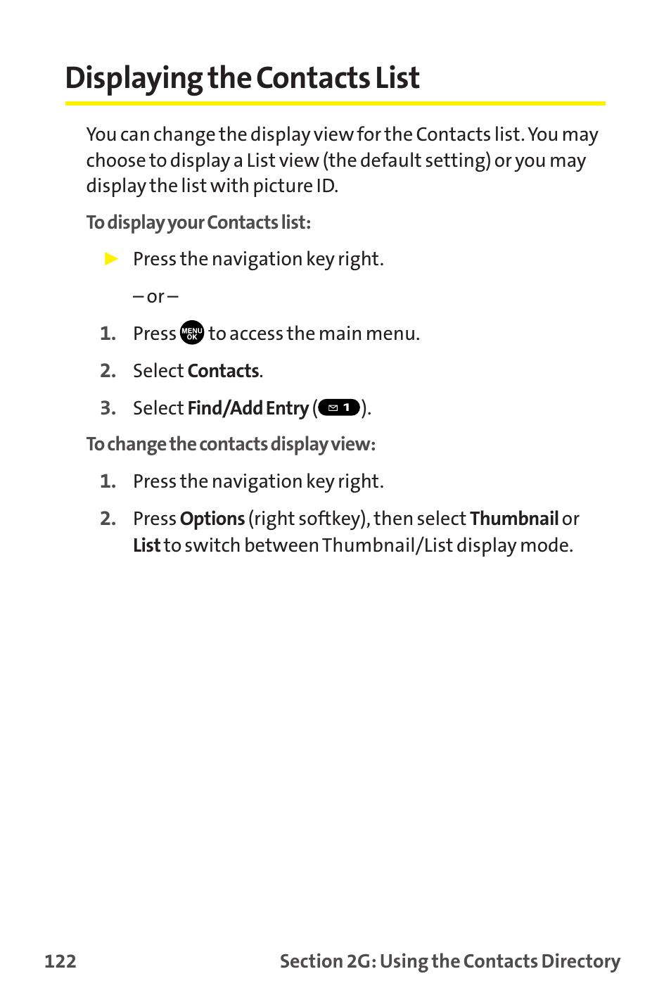 Displaying the contacts list | Sanyo MM-9000 User Manual | Page 132 / 367