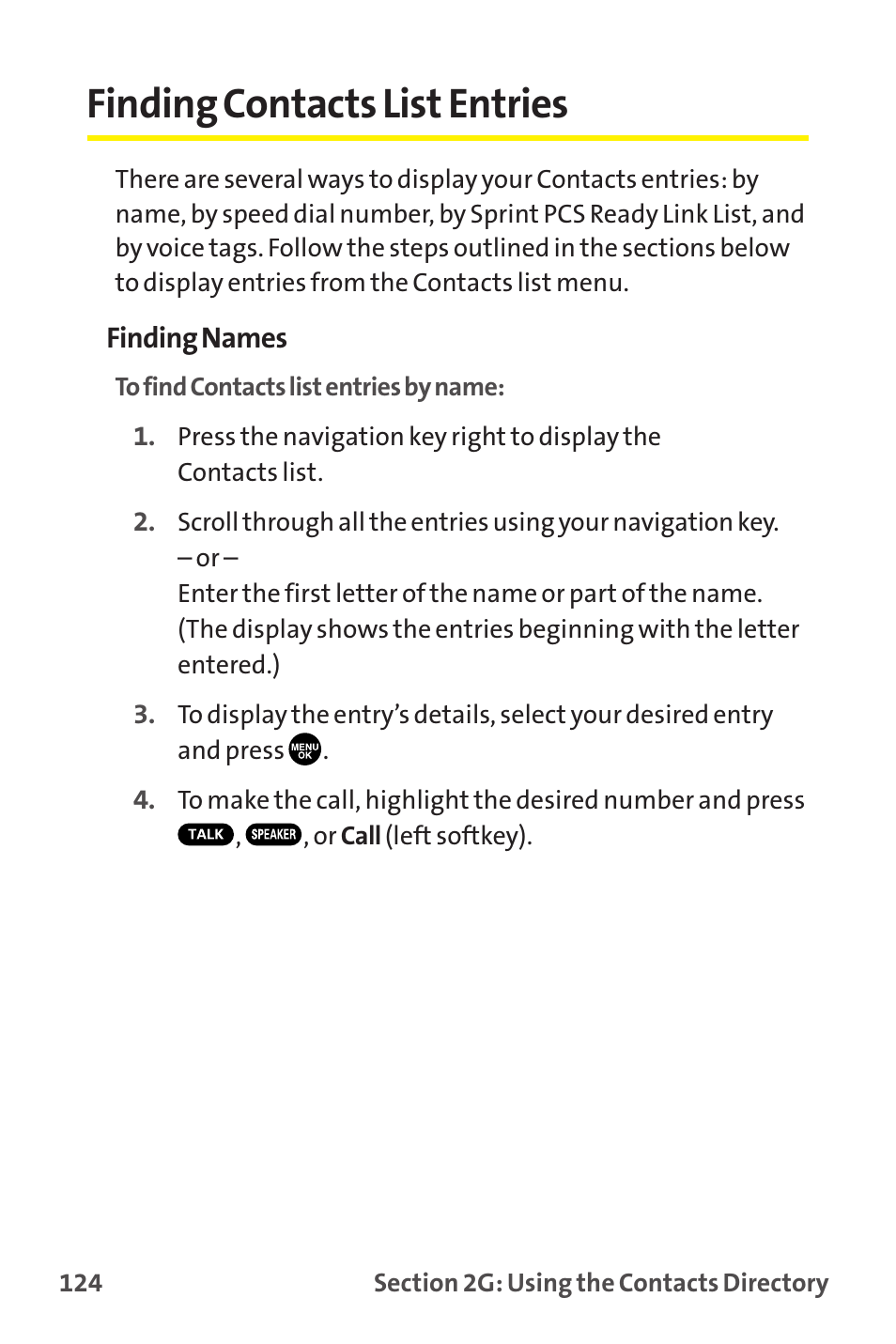 Finding contacts list entries | Sanyo MM-9000 User Manual | Page 134 / 367