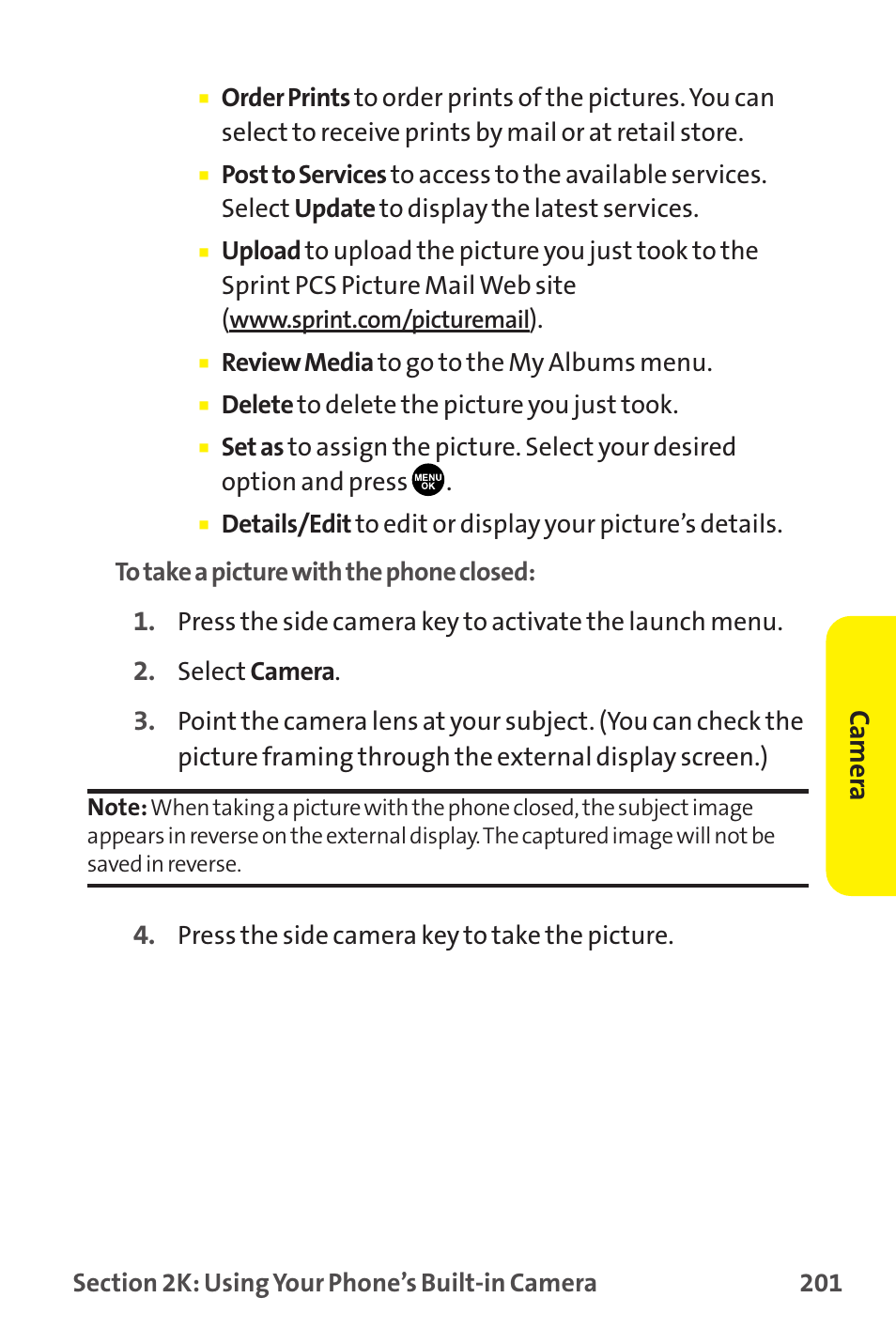 Camer a | Sanyo MM-9000 User Manual | Page 211 / 367