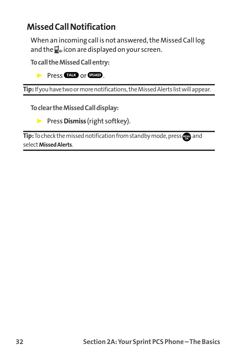 Missed call notification | Sanyo MM-9000 User Manual | Page 42 / 367