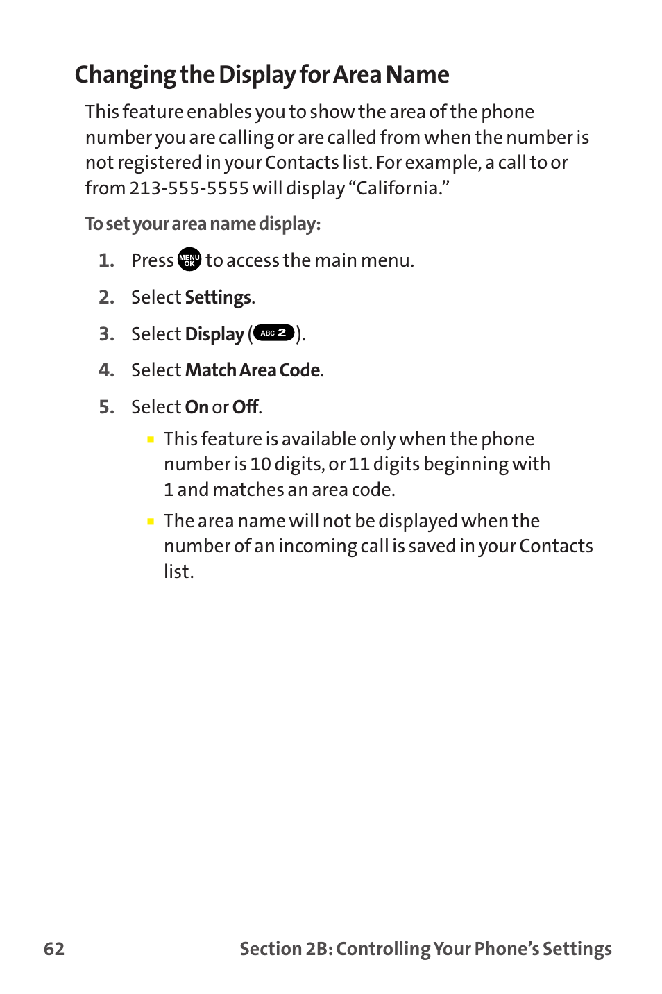 Changing the display for area name | Sanyo MM-9000 User Manual | Page 72 / 367