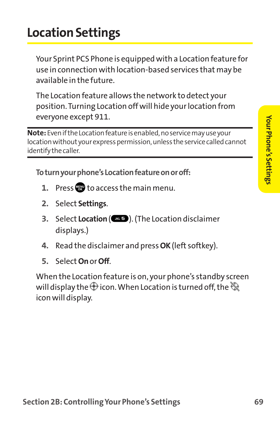 Location settings | Sanyo MM-9000 User Manual | Page 79 / 367