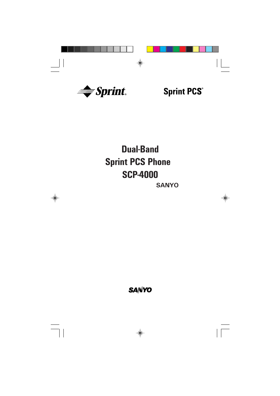 Sanyo SCP-4000 User Manual | 96 pages