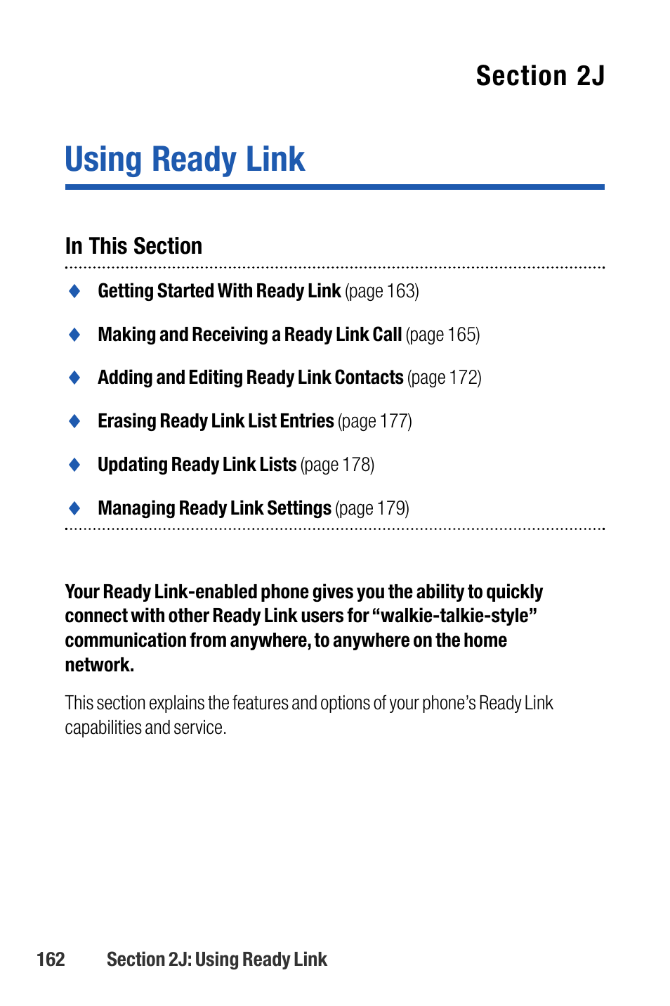 Using ready link | Sanyo M1 User Manual | Page 178 / 284